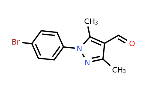 CAS 294877-39-7 | 1-(4-Bromophenyl)-3,5-dimethyl-1H-pyrazole-4-carbaldehyde