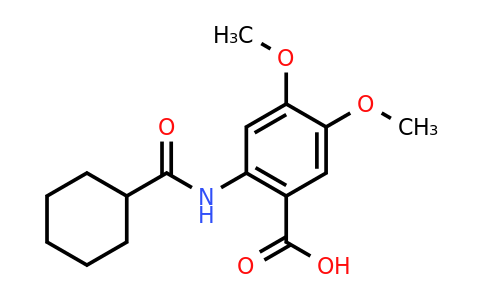 CAS 294892-11-8 | 2-cyclohexaneamido-4,5-dimethoxybenzoic acid