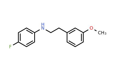 CAS 295318-86-4 | (4-Fluoro-phenyl)-[2-(3-methoxy-phenyl)-ethyl]-amine