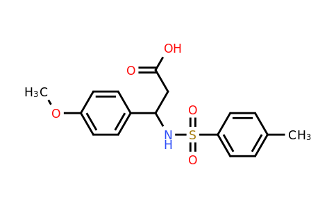 CAS 295344-96-6 | 3-(4-Methoxyphenyl)-3-(4-methylphenylsulfonamido)propanoic acid