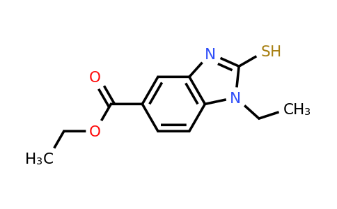CAS 295345-27-6 | ethyl 1-ethyl-2-sulfanyl-1H-1,3-benzodiazole-5-carboxylate
