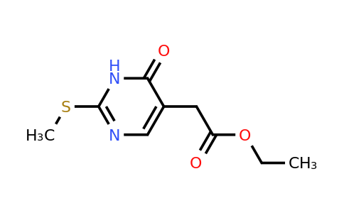 CAS 29571-44-6 | Ethyl 2-(2-(methylthio)-6-oxo-1,6-dihydropyrimidin-5-yl)acetate