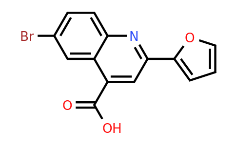 CAS 296244-19-4 | 6-Bromo-2-(furan-2-yl)quinoline-4-carboxylic acid