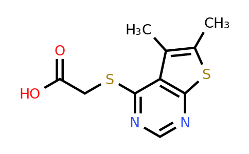 CAS 296262-16-3 | 2-({5,6-dimethylthieno[2,3-d]pyrimidin-4-yl}sulfanyl)acetic acid