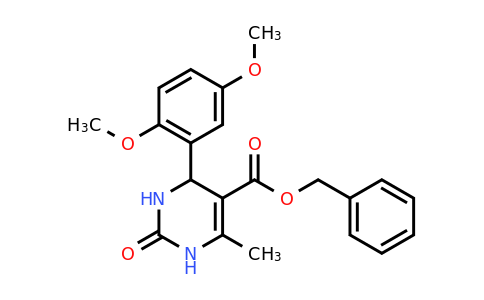 CAS 296262-55-0 | Benzyl 4-(2,5-dimethoxyphenyl)-6-methyl-2-oxo-1,2,3,4-tetrahydropyrimidine-5-carboxylate