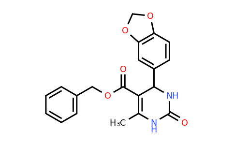 CAS 296262-59-4 | Benzyl 4-(benzo[d][1,3]dioxol-5-yl)-6-methyl-2-oxo-1,2,3,4-tetrahydropyrimidine-5-carboxylate