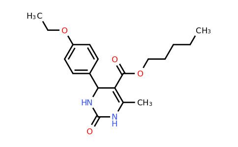 CAS 296262-62-9 | Pentyl 4-(4-ethoxyphenyl)-6-methyl-2-oxo-1,2,3,4-tetrahydropyrimidine-5-carboxylate