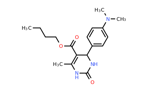 CAS 296262-64-1 | Butyl 4-(4-(dimethylamino)phenyl)-6-methyl-2-oxo-1,2,3,4-tetrahydropyrimidine-5-carboxylate