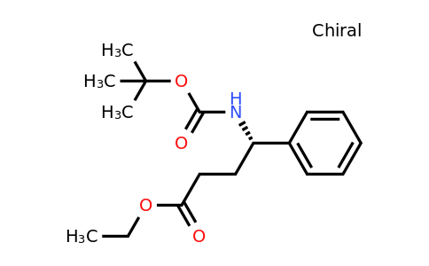 CAS 296778-55-7 | (S)-Ethyl 4-((tert-butoxycarbonyl)amino)-4-phenylbutanoate