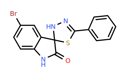 CAS 297180-15-5 | 5-Bromo-5'-phenyl-3'H-spiro[indoline-3,2'-[1,3,4]thiadiazol]-2-one