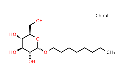 CAS 29781-80-4 | (2R,3S,4S,5R,6S)-2-(Hydroxymethyl)-6-(octyloxy)tetrahydro-2H-pyran-3,4,5-triol