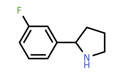 CAS 298690-72-9 | 2-(3-fluorophenyl)pyrrolidine