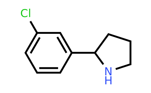 CAS 298690-74-1 | 2-(3-Chlorophenyl)pyrrolidine