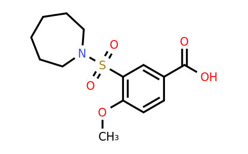 CAS 299181-35-4 | 3-(azepane-1-sulfonyl)-4-methoxybenzoic acid