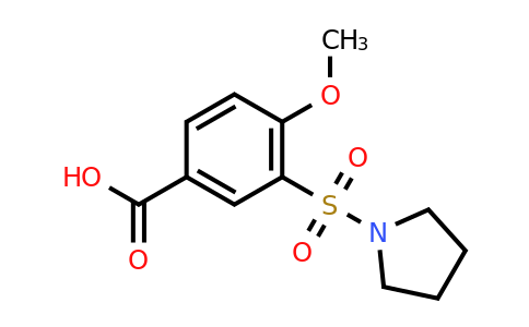 CAS 299181-37-6 | 4-methoxy-3-(pyrrolidine-1-sulfonyl)benzoic acid
