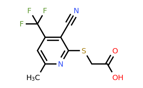 CAS 299198-23-5 | 2-{[3-cyano-6-methyl-4-(trifluoromethyl)pyridin-2-yl]sulfanyl}acetic acid