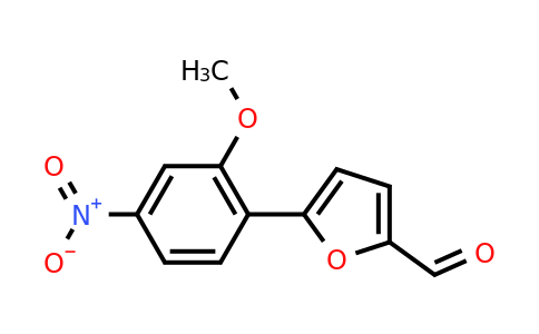 CAS 299202-82-7 | 5-(2-Methoxy-4-nitrophenyl)furan-2-carbaldehyde