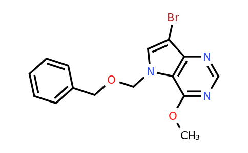 CAS 299916-62-4 | 5-[(benzyloxy)methyl]-7-bromo-4-methoxy-5H-pyrrolo[3,2-d]pyrimidine