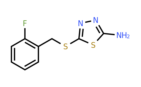 CAS 299932-87-9 | 5-{[(2-fluorophenyl)methyl]sulfanyl}-1,3,4-thiadiazol-2-amine