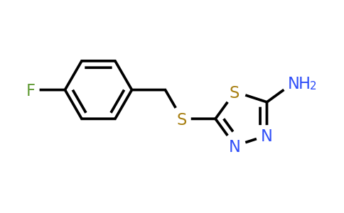CAS 299936-22-4 | 5-{[(4-fluorophenyl)methyl]sulfanyl}-1,3,4-thiadiazol-2-amine