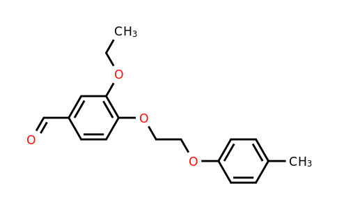 CAS 299936-84-8 | 3-ethoxy-4-[2-(4-methylphenoxy)ethoxy]benzaldehyde