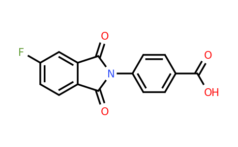 CAS 299963-58-9 | 4-(5-Fluoro-1,3-dioxoisoindolin-2-yl)benzoic acid