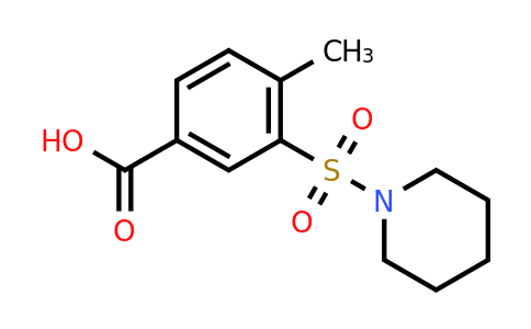 CAS 300383-07-7 | 4-Methyl-3-(piperidin-1-ylsulfonyl)benzoic acid