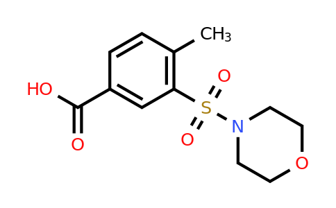 CAS 300383-08-8 | 4-methyl-3-(morpholine-4-sulfonyl)benzoic acid