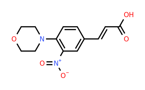 CAS 300541-93-9 | 3-(4-Morpholino-3-nitrophenyl)acrylic acid
