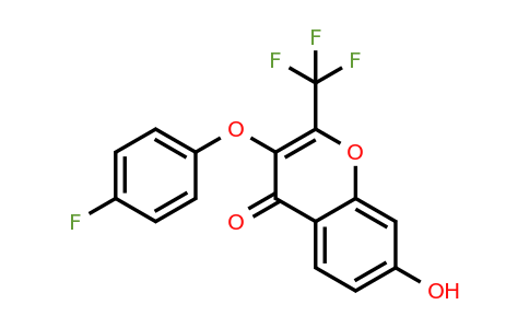 CAS 300569-43-1 | 3-(4-fluorophenoxy)-7-hydroxy-2-(trifluoromethyl)-4H-chromen-4-one