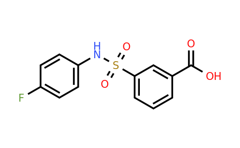 CAS 300667-27-0 | 3-[(4-fluorophenyl)sulfamoyl]benzoic acid