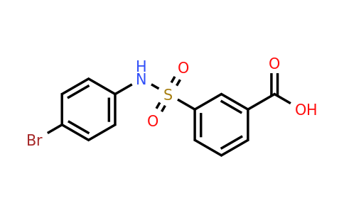CAS 300667-30-5 | 3-[(4-bromophenyl)sulfamoyl]benzoic acid