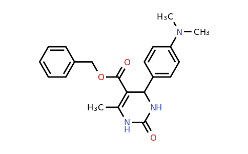 CAS 300667-82-7 | Benzyl 4-(4-(dimethylamino)phenyl)-6-methyl-2-oxo-1,2,3,4-tetrahydropyrimidine-5-carboxylate