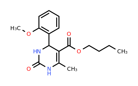 CAS 300690-09-9 | Butyl 4-(2-methoxyphenyl)-6-methyl-2-oxo-1,2,3,4-tetrahydropyrimidine-5-carboxylate