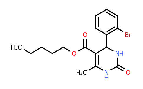 CAS 300799-35-3 | Pentyl 4-(2-bromophenyl)-6-methyl-2-oxo-1,2,3,4-tetrahydropyrimidine-5-carboxylate