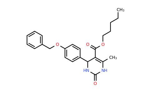 CAS 300799-38-6 | Pentyl 4-(4-(benzyloxy)phenyl)-6-methyl-2-oxo-1,2,3,4-tetrahydropyrimidine-5-carboxylate