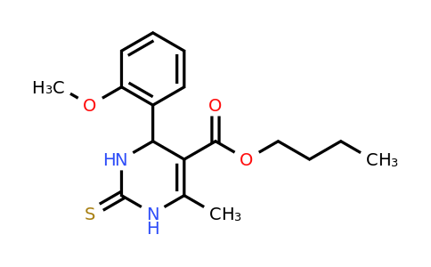 CAS 300799-46-6 | Butyl 4-(2-methoxyphenyl)-6-methyl-2-thioxo-1,2,3,4-tetrahydropyrimidine-5-carboxylate