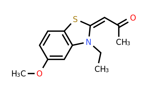 CAS 300801-52-9 | (E)-1-(3-ethyl-5-methoxybenzo[d]thiazol-2(3H)-ylidene)propan-2-one