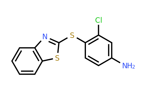 CAS 300809-71-6 | 4-(Benzo[d]thiazol-2-ylthio)-3-chloroaniline