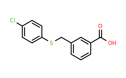 CAS 30082-41-8 | 3-{[(4-chlorophenyl)sulfanyl]methyl}benzoic acid