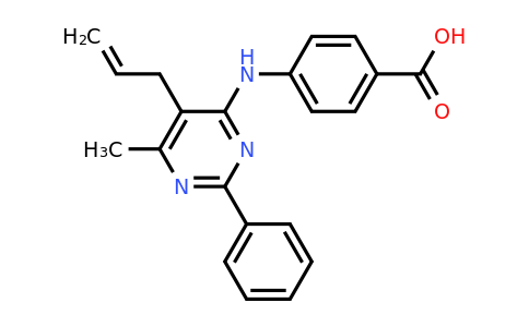 CAS 300837-31-4 | 4-((5-Allyl-6-methyl-2-phenylpyrimidin-4-yl)amino)benzoic acid