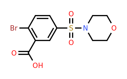 CAS 301156-86-5 | 2-bromo-5-(morpholine-4-sulfonyl)benzoic acid