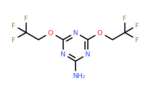 CAS 301211-00-7 | 4,6-Bis(2,2,2-trifluoroethoxy)-1,3,5-triazin-2-amine