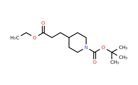 CAS 301232-45-1 | tert-Butyl 4-(3-ethoxy-3-oxopropyl)piperidine-1-carboxylate