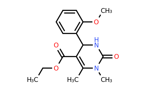 CAS 301321-51-7 | Ethyl 4-(2-methoxyphenyl)-1,6-dimethyl-2-oxo-1,2,3,4-tetrahydropyrimidine-5-carboxylate