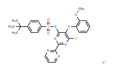 CAS 301646-59-3 | Potassium ((4-(tert-butyl)phenyl)sulfonyl)(6-chloro-5-(2-methoxyphenoxy)-[2,2'-bipyrimidin]-4-yl)amide