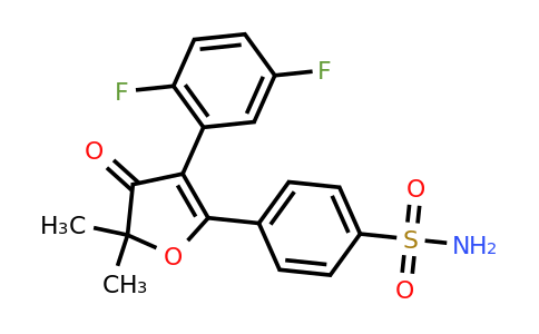 CAS 301693-32-3 | 4-(3-(2,5-Difluorophenyl)-5,5-dimethyl-4-oxo-4,5-dihydrofuran-2-yl)benzenesulfonamide