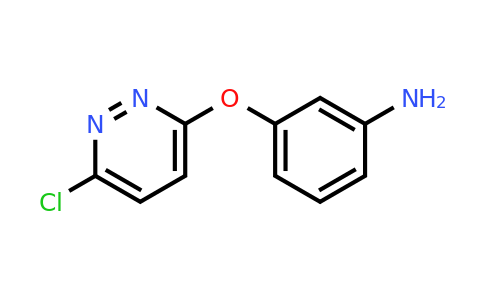 CAS 30184-98-6 | 3-(6-Chloro-3-pyridazinyloxy)phenylamine
