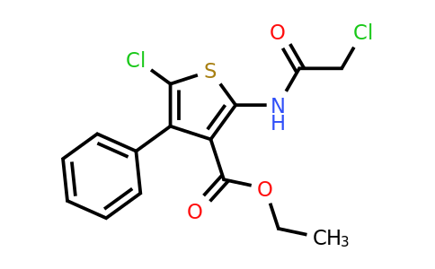 CAS 302582-89-4 | ethyl 5-chloro-2-(2-chloroacetamido)-4-phenylthiophene-3-carboxylate