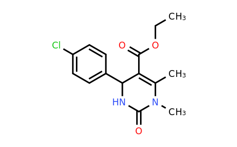 CAS 302821-62-1 | Ethyl 4-(4-chlorophenyl)-1,6-dimethyl-2-oxo-1,2,3,4-tetrahydropyrimidine-5-carboxylate